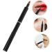 Housoutil round portable women makeup tools make up lip gloss lip gloss brush lipstick applicator wands Tricolor artificial fiber smudge stick applicator lip Concealer lips - Buy Online on GoSupps.com