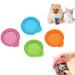 Pet Food Can Covers Lids Universal Silicone Cat Dog Food Tin Covers Lids 1 Fit 3 Standard Size Reusable Sealed Lids for Pet Food Storage BPA Free Dishwasher Safe (Pack of 4)