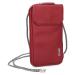 Two cell phone bags for clipping MP30 smartphone case 19 x 10 cm small change compartment + 4 card slots circumferential zipper length-adjustable strap high-quality synthetic leather lipstick