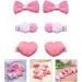ibasenice 3 Pairs Hair Clips Women Heart Hair Barrette Bow Hair Pin Cute Hair Accessories for Party - Buy Online on GoSupps.com