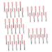 FOYTOKI 50 Pcs Mascara Empty Tube Lash Containers Mini Empty Mascara Tube and Wand Mini Mascara Plastic Pink