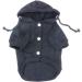 Idepet Dog Sweater & Pet Clothes - Warm Coat for Small Dogs & Cats (Medium Black) - Buy Online on GoSupps.com