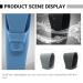 Heallily Razor Travel Case | Silicone Silver Protection Cover | 4-Piece Manual Shaving System & Toothbrush Holder for Men | Perfect for Air Travel - Buy Online on GoSupps.com