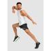 G Gradual Men's Quick Dry Running Shorts with Zipper Pockets - Black, Size Medium - Buy Online on GoSupps.com