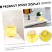 Fomiyes 2-Piece Flower Bubble Bottle Makeup Set - Foam Spray Bottle & Shampoo Foam Maker - Yellow PP Container 9.7x9.7x16.3cm - International Shipping Available - Buy Online on GoSupps.com