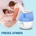 Buy Wick Mini Cold Air Ultrasound Humidifier - Adjustable Spray Control 1.8L Tank Essential Oil Pads - Ideal for Bedrooms Offices Children's Rooms (Up to 15m ) - Buy Online on GoSupps.com