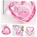 Healeved Nail Cup Glass Nail Art Dish Glass Dish for Acrylic Nails Nail Dappen Dish Nail Art Dish Cup Nail Art Equipment Crystal Nail Art Dappen Bowl High Transparency Crystal Glass Pink - Buy Online on GoSupps.com