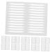 FOMIYES 30 Sheets Sides Creative Eyelid Stickers Practical White Double Double-Side Invisible Tapes Patches 2.7x0.4x0.1cm White