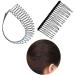 10 Pieces U Shape Hair Finishing Fixer Bobby Pins Mini Bangs Holder Roll Curve Clip Pin Invisible Bang Fringe Hair Comb Clips Insert Comb Hair Comb Styling Tool for Women Girls - Buy Online on GoSupps.com