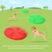Nobleza Dog Frisbee - 2 Pack 20 cm Natural Rubber Dog Toy for Land & Water - Red & Green - Buy Online on GoSupps.com
