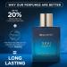 Bell'a.Vita Luxury Skai Aquatic Unisex Eau De Cologne with Bergamot Lavender & Patchouli|Premium Long Lasting Woody Fragrance for Men & Women 100 ML - Buy Online on GoSupps.com