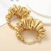 Bartosi Gold Hair Scrunchies - Pack of 2 | Elastic Hair Ties for Women and Girls | Sparkly Metallic Ponytail Holder | Fashion Hair Accessories - Buy Online on GoSupps.com