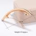 CanB Vintage Golden Hair Barrette - Minimalist Alloy Hair Clip for Women and Girls (Gold) - Buy Online on GoSupps.com