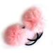 REYIN-CHHN A Pair of Lovely Pom Pom Hair Bands Decorative Pom Poms Band - 2 Inch Pom Pom (Baby Pink) - Buy Online on GoSupps.com