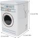 Detergent Container Decor Display Laundry Room Container Blue Washing Machine Shape for Storing for Washing Tablets - Buy Online on GoSupps.com