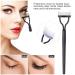 5PCS Eyelash Brush Separator & Comb Set - Prevent Clumping Easy-to-Use Mascara Fan Tools for Perfect Eye Brow Application - Black - Buy Online on GoSupps.com