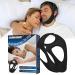 Anti snoring chin straps anti -snoring chin strap snoring stopper anti snoring anti -talch band 2024 update professionally effective helps against snoring snoring equipment black