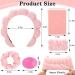 FOSUYI Makeup Headband and Towels Wristbands Set for Washing Face - Pink Spa Accessories for Women - Buy Online on GoSupps.com