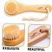 Natural Horse Hair Face Brush for Gentle Cleansing | Bamboo Facial & Body Scrubber - Buy Online on GoSupps.com