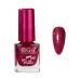 Glitter Nail Polish Carmine Red Quick Dry Nail Varnish Holographic Shining Sparkling Long Lasting No Need Cure Easy to Apply DIY Nail Art Manicure Gift for Women & Girls