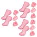 minkissy 6 Sets Spa Moisturizing Socks Moisturizing Gloves Feet Moisturizer Socks Gel Spa Socks Bath Mitt Sleep Gloves Moisturizing Foot Socks Moisturizing Hand Gloves Exfoliating Socks