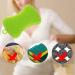 Silicone Sponge Kitchen Dish Cleaning Sponge Multi-purpose Scrubber Cleaning Pot Cleaning Brush Panda Bowl Fruit Vegetable Green - Buy Online on GoSupps.com