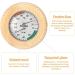 Fivtsme 2 in 1 Sauna Thermometer Hygrometer - Premium Quality Wooden Frame 145mm Heat-Resistant Sauna Accessories - Buy Online on GoSupps.com