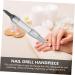 FRCOLOR Manicure Tools Professional Nail Polish Electrical Nail Art Pedicure Polishing Shape Tools Electric Nail Drill Pen Accessories Manicure Nail File Mini Mobile Phone Handle White medium White - Buy Online on GoSupps.com