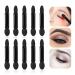 Akoak 20 Pcs Black Disposable Eyeshadow Brushes - Double Head Makeup Applicators for Professionals & Home Use - Buy Online on GoSupps.com