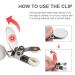Kowlone Leopard Silicone Pacifier Chain Clips for Baby Girls - 2-Pack Dummy Holder for Baby Shower - Buy Online on GoSupps.com