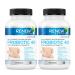 Renew Actives Double Strength Probiotic: High Potency Probiotic 40 Billion CFU - Probiotics for Men and Women for Digestive Health & Favourable Gut Flora - Daily Support for Both Men and Women. Probiotic 40 Supplement - 60 Capsules (2 Packs) 60 Count (Pac