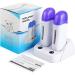 LIARTY Electric Rolling Epilator Cartridge Double Depilatory Heater Waxing Kit (Blue) - 2pcs Hair Removal Set - Buy Online on GoSupps.com