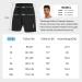 Sihohan Men's Sport Shorts - Quick Drying Zippered Black Trousers for Sports & Leisure - Buy Online on GoSupps.com