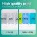 Sukuos Large Weekly Pill Organizer - 7 Day Portable Pill Box for Medications Vitamins & Supplements | Easy Push Button Rainbow Design - Buy Online on GoSupps.com