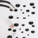 Beadsland 2500pcs Black Flatback Rhinestones for Crafts - Mixed Sizes SS4-SS30 with Picking Tweezer and Pen - Black Round Crystal Gems - Buy Online on GoSupps.com