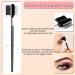 KINGMAS 5-Piece Makeup Brush Set for Eyeliner, Eyebrows, and Lashes - Brow Comb, Grooming Tool - Buy Online on GoSupps.com