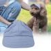 Psop baseball cap for pets dogs hat dog sport hat dog sun hat adjustable stripes summer travel hat with ear holes (S-blue) s blue