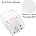 Demeras Nails Organizer Art 23x18x17 120 Grids Nail Decoration Sequence Organize Box Transparent Empty Nail Art Storage Box - Buy Online on GoSupps.com