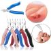 PSGS Nail Clippers Ingrown Toenail Podiatry Correction Nippers Cuticle Cutters Cut Paronychia Pedicure Manicure Hand Foot Care Tool (Color : Wine red) - Buy Online on GoSupps.com