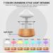Rain Cloud Humidifier with Remote Controller | 7 Light Colours | Timer | 3-in-1 Aroma Diffuser | Multifunctional Mushroom Rain Lamp | Wood Finish - Buy Online on GoSupps.com