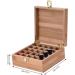 BEUNYOW 25-Hole Portable Bamboo Aromatherapy Gift Box - Essential Oils Nail Polish & Fragrance Storage Case - Buy Online on GoSupps.com