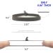 Havhaf Knotted Men's Hair Gum - Damage-Free Elastic Hair Tie for Long Curly & Thick Hair - 1 Pack - Buy Online on GoSupps.com