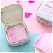 Lurrose 2pcs Yarn Thorn Hygiene Bag - Cute Mini Makeup Travel Wallet & Sanitary Napkin Storage Pouch - Buy Online on GoSupps.com