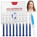 Bledras Teeth Whitening Kit Refill 10 PCs professional tooth bleaching gel for tooth white with soothing gel safe and effective tooth whitening lightening with LED lamp for teeth