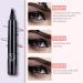 Waterproof Natural Eyebrow Pencil Precision Eyebrow Pencil Natural Fine Stroke Microblade Eyebrow Pencil Create Natural Eyebrows Easily Beautiful and Long-Lasting Waterproof Eyebrow Pencil Black - Buy Online on GoSupps.com