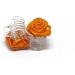 5 Orange Rose Hair Clips - Bridal Accessories | Elegant Floral Hair Clips for Weddings - Buy Online on GoSupps.com