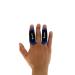 Single Finger Sleeve Pair - Sports Compression Finger Sleeve for BJJ MMA Basketball Weight Lifting and More (Large)