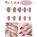 EBANKU 576Pcs Short Press On Nails With Nail Glue 12 Colors Short Matte Fake Nails 8 Colors Short Glossy Fake Nails 4 Colors Short Glitter Fake Nails Short Round False Nails With Nail Stickers - Buy Online on GoSupps.com