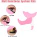 4pcs Eyeliner Guide Tool Multi-Purpose Eyeliner Stencils Wing Tips Eyeliner Eyeshadow Applicators Silicone Marscara Guard for Beginners Eye Make Up Stencil Pads (Pink) - Buy Online on GoSupps.com