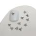 3D Metal Nail Nail Embellishments 20pcs Bowknot Nail Decorations For Individual Styles Nail Embellishments 01White K